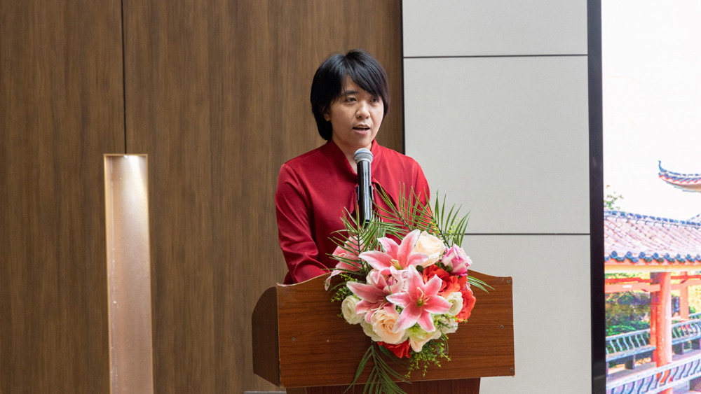 广西极峰科技有限公司总经理廖钰发言