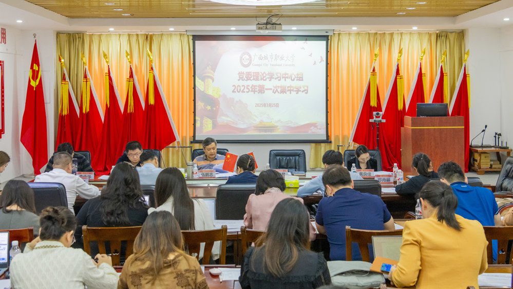 党委理论学习中心组2025年第一次集中学习会